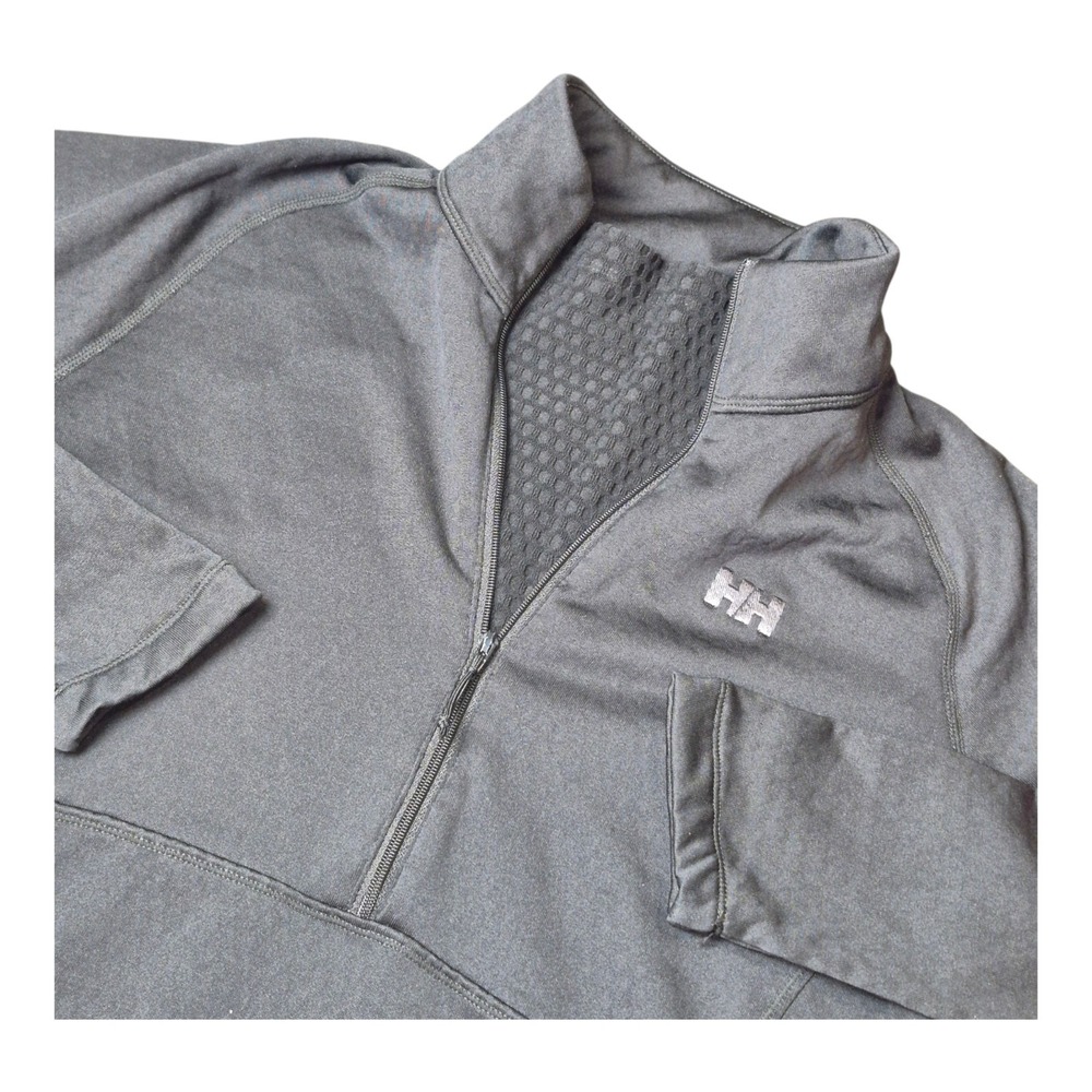Helly Hansen Womens Medium 1/2 Zip Pullover Black Performance Athletic Top - Picture 1 of 7
